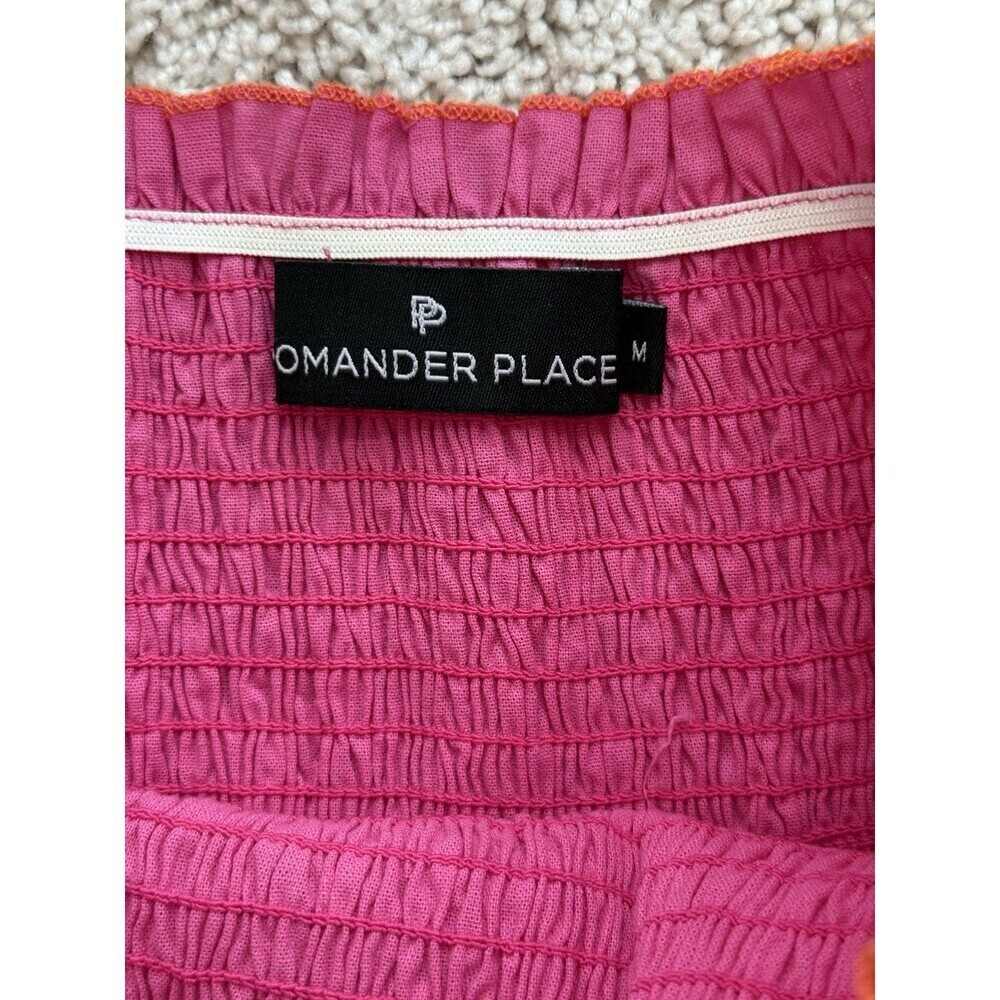 Tuckernuck Pomander Place Women’s M Strapless Jessie Maxi Dress Pink‎ Smocked - Picture 4 of 8